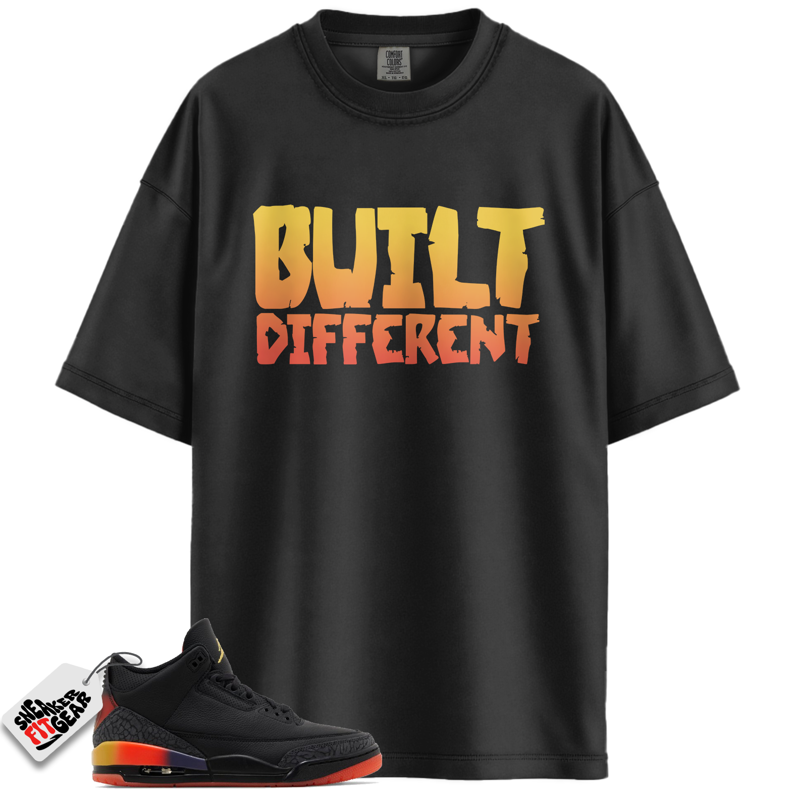 Jordan 3 Retro J Balvin Rio Match Shirts, Build Different To Match Jordan 3 Retro J Balvin Rio
