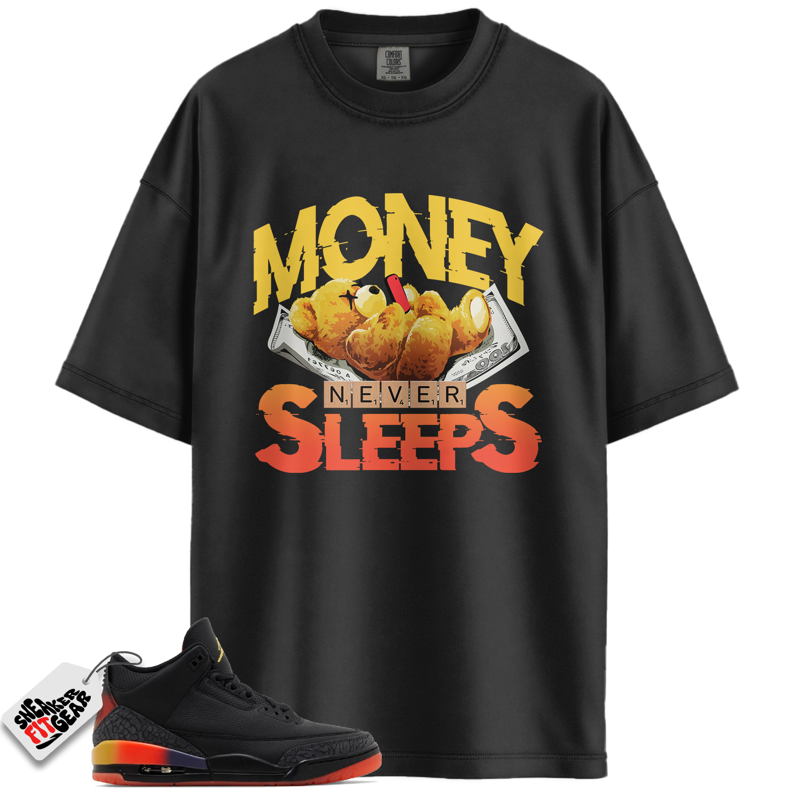 Jordan 3 Retro J Balvin Rio Match Shirts, Money To Match Jordan 3 Retro J Balvin Rio