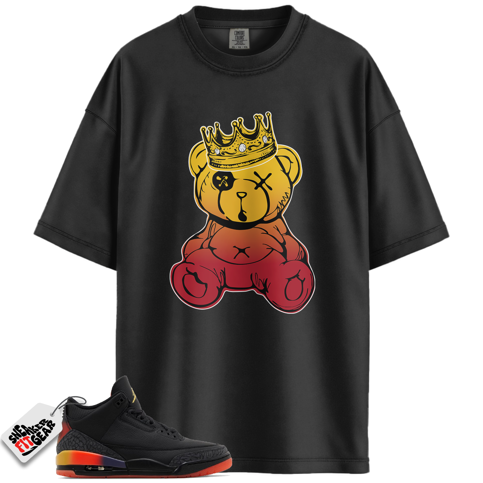 Jordan 3 Retro J Balvin Rio Match Shirts, King Bear To Match Jordan 3 Retro J Balvin Rio