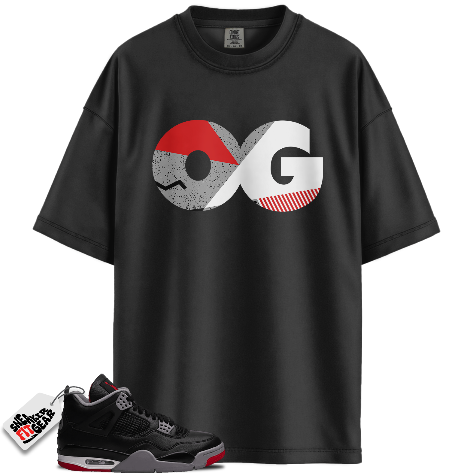 Jordan 4 Retro Bred Reimagined Match Shirts, Sneaker OG Shirt To Match Jordan 4 Retro Bred Reimagined Main image