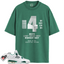 Jordan 4 Retro Oxidized Green Match Shirts, Box Label Shirt To Match Jordan 4 Retro Oxidized Green