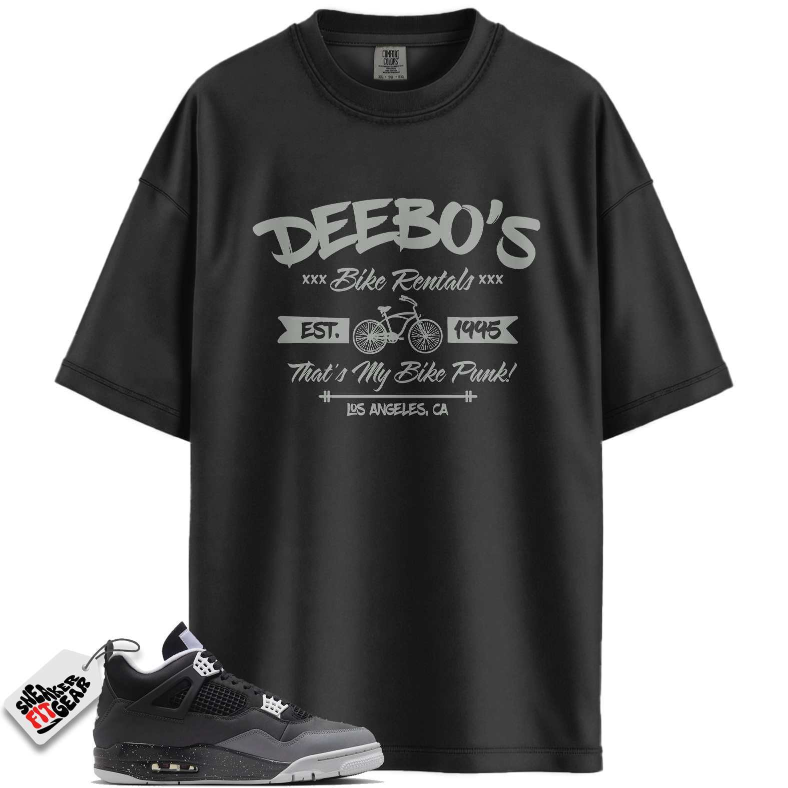 Jordan 4 Retro Fear (2024) Match Shirts, Deebo’s Bike Shop Shirt To Match Jordan 4 Retro Fear (2024) Main image
