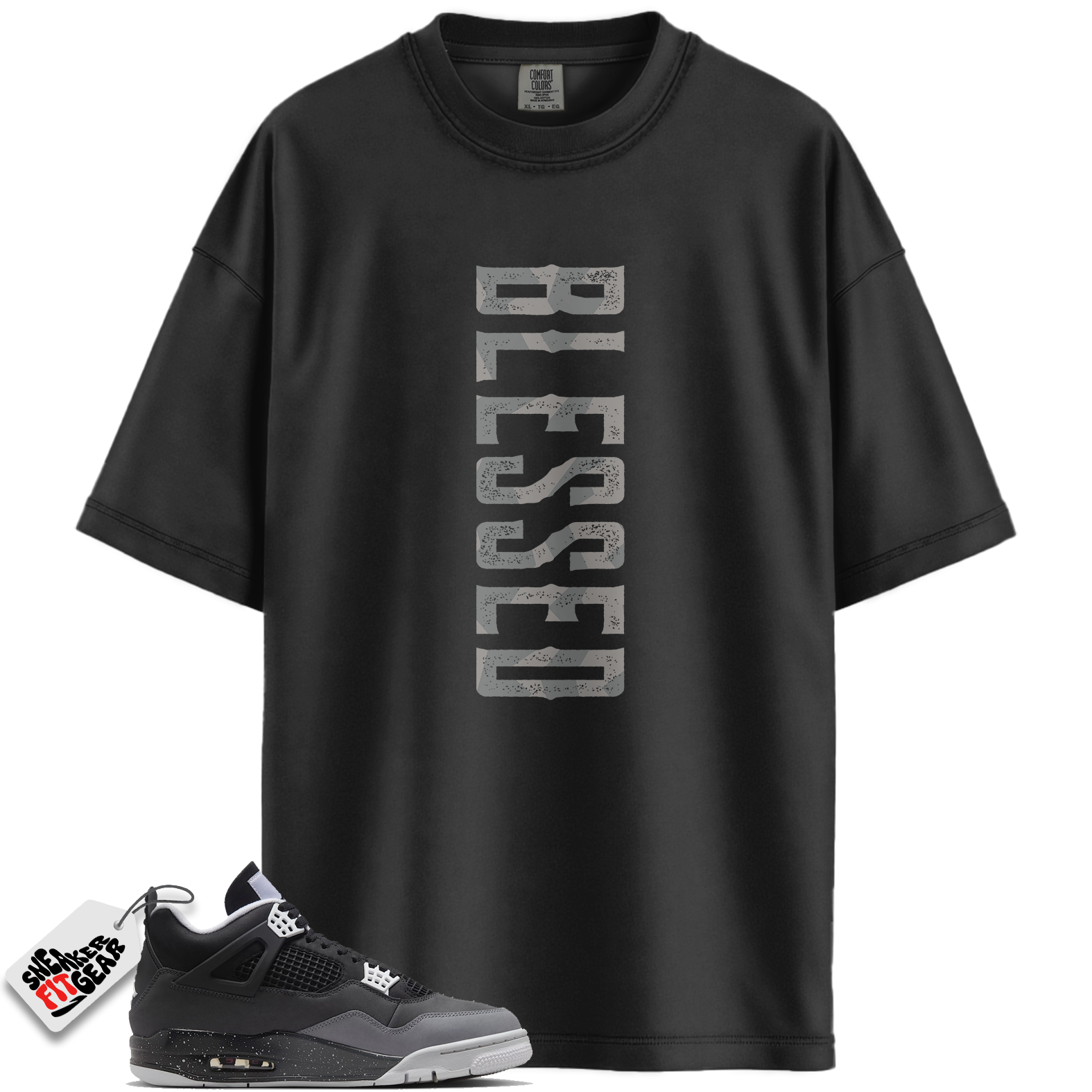 Jordan 4 Retro Fear (2024) Match Shirts, Blessed Shirt To Match Jordan 4 Retro Fear (2024)