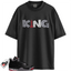 Jordan 4 Retro Bred Reimagined Match Shirts, KING To Match Jordan 4 Retro Bred Reimagined