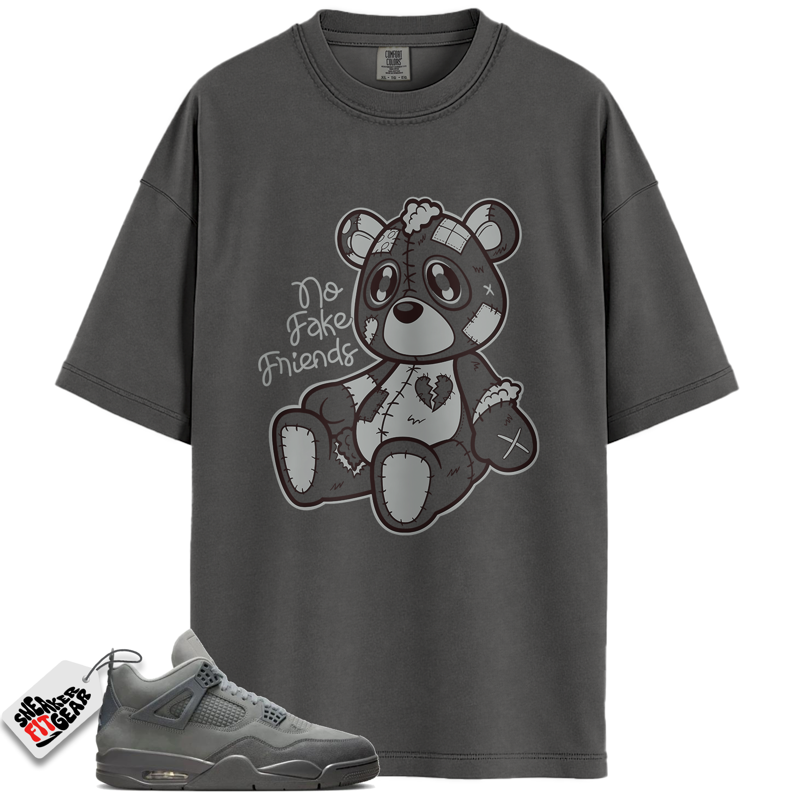 Jordan 4 Retro SE Paris Olympics Wet Cement Match Shirts, Fake Friends Shirt To Match Jordan 4 Retro SE Paris Olympics Wet Cement