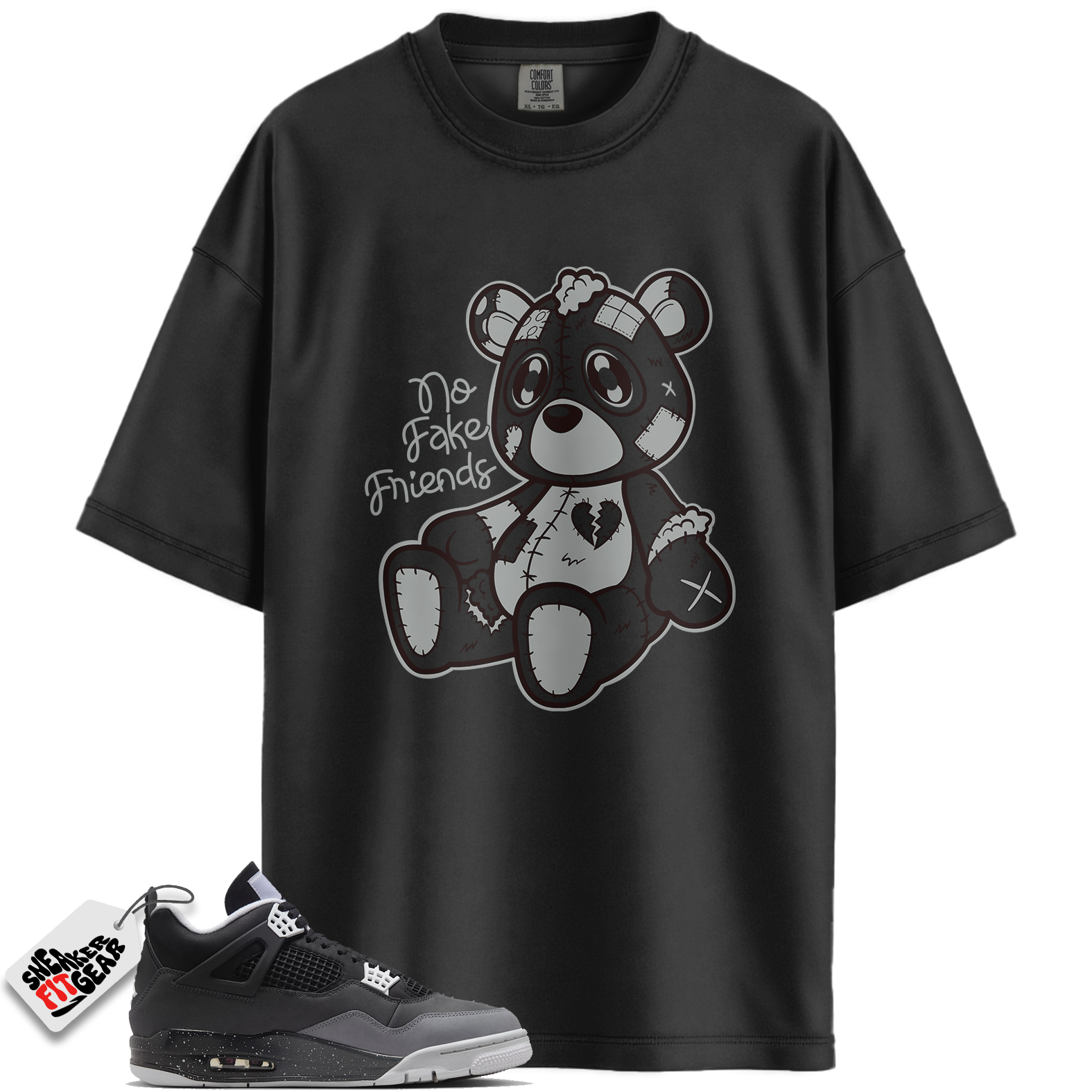 Jordan 4 Retro Fear (2024) Match Shirts, Fake Friends Shirt To Match Jordan 4 Retro Fear (2024)