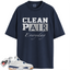 Jordan 4 Retro SB Navy Match Shirts, Clean Pair Sneaker Tees To Match Jordan 4 Retro SB Navy