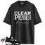 Jordan 4 Retro White Thunder Match Shirts, Clean Pair Sneaker Tees To Match Jordan 4 Retro White Thunder