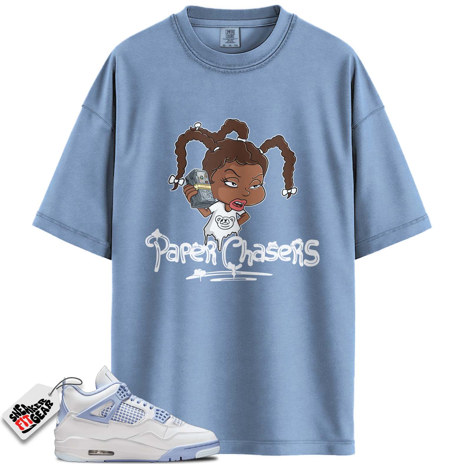 Women's Jordan 4 Retro Forget Me Not Match Shirts, PC To Match Women's Jordan 4 Retro Forget Me Not