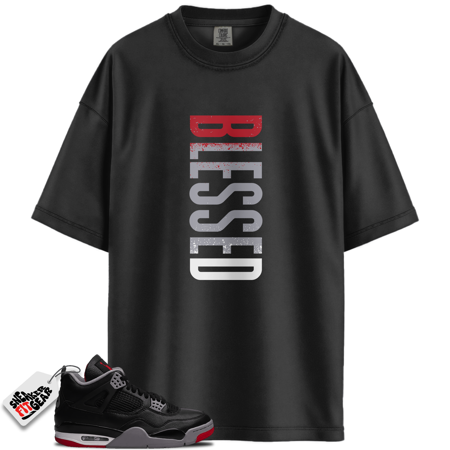 Jordan 4 Retro Bred Reimagined Match Shirts, VERTBLS To Match Jordan 4 Retro Bred Reimagined Main image
