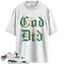 Jordan 4 Retro Oxidized Green Match Shirts, Tees Sail “God Did” To Match Jordan 4 Retro Oxidized Green