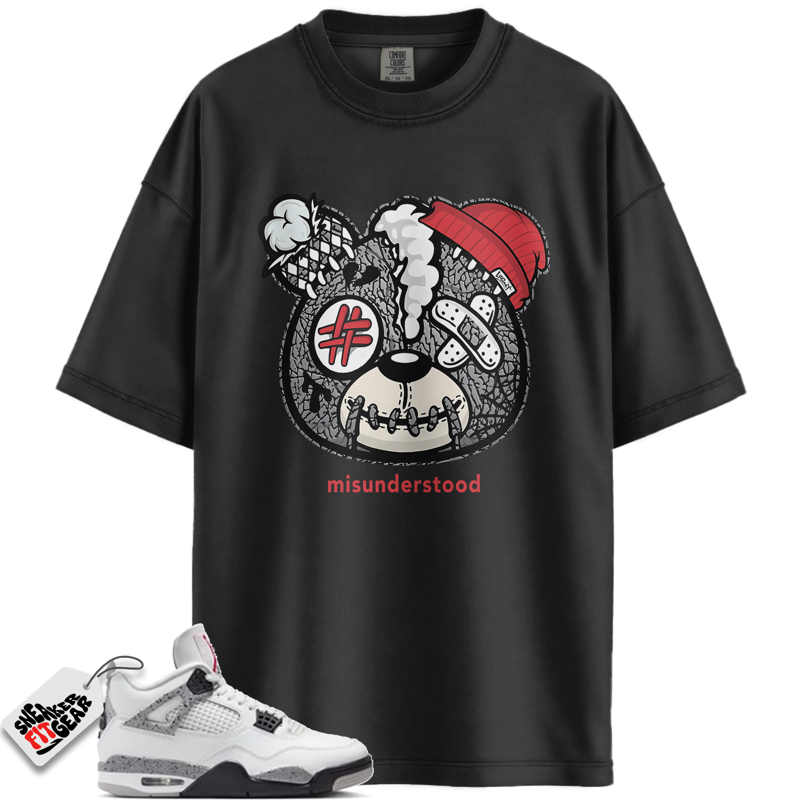 Jordan 4 Retro White Cement (2025) Match Shirts, Misunderstood Shirt To Match Jordan 4 Retro White Cement (2025) Main image