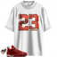 Jordan 4 Retro OG SP Nigel Sylvester Brick by Brick Match Shirts, 23 Unisex Crew Neck T-Shirt To Match Jordan 4 Retro OG SP Nigel Sylvester Brick by Brick