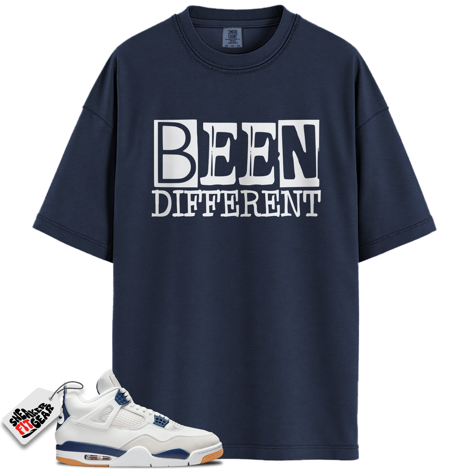 Jordan 4 Retro SB Navy Match Shirts, BEEN To Match Jordan 4 Retro SB Navy Main image