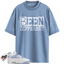 Women's Jordan 4 Retro Forget Me Not Match Shirts, BEEN To Match Women's Jordan 4 Retro Forget Me Not