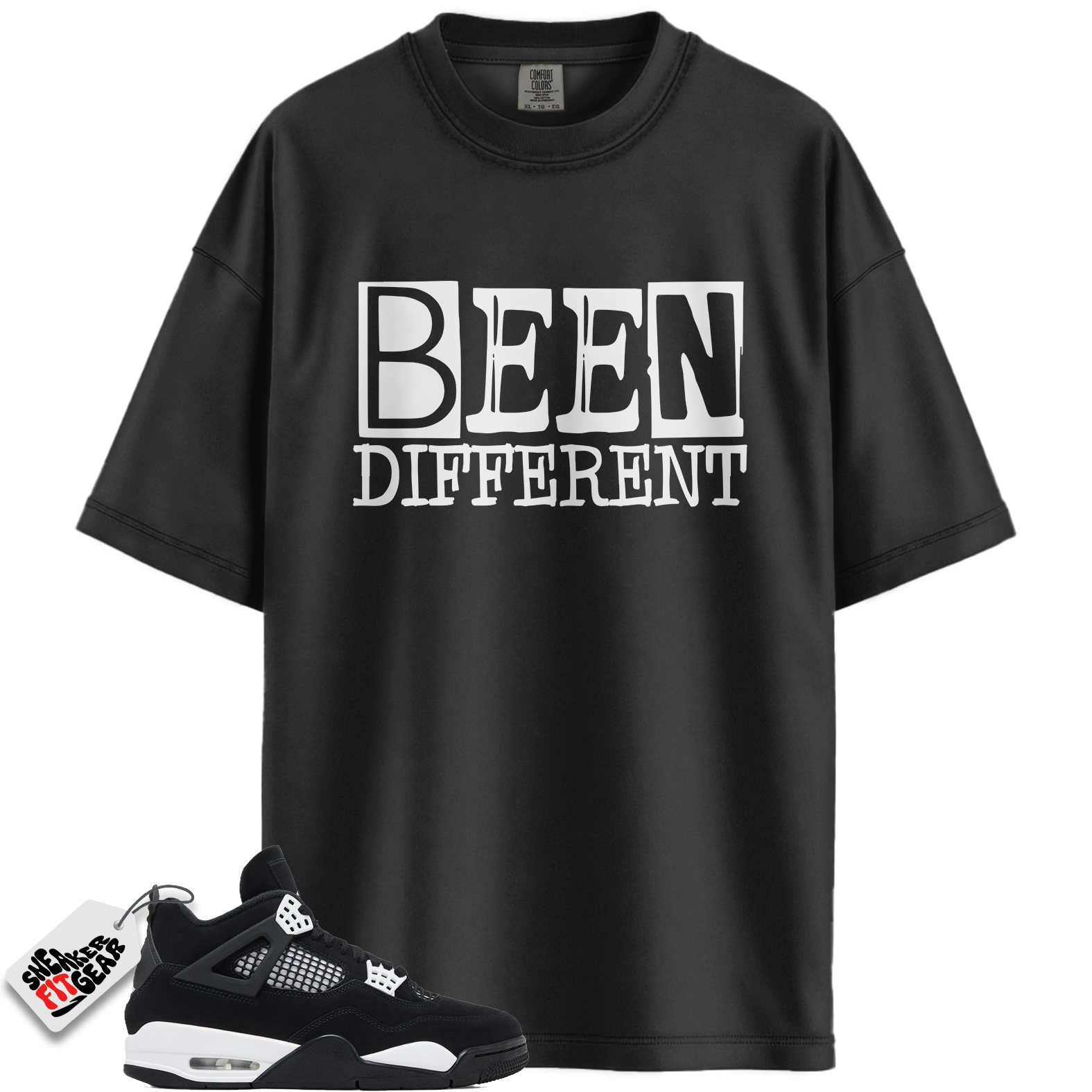Jordan 4 Retro White Thunder Match Shirts, BEEN To Match Jordan 4 Retro White Thunder