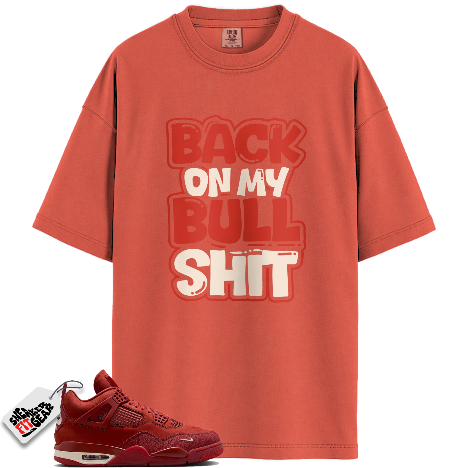 Jordan 4 Retro OG SP Nigel Sylvester Brick by Brick Match Shirts, BULL To Match Jordan 4 Retro OG SP Nigel Sylvester Brick by Brick Main image