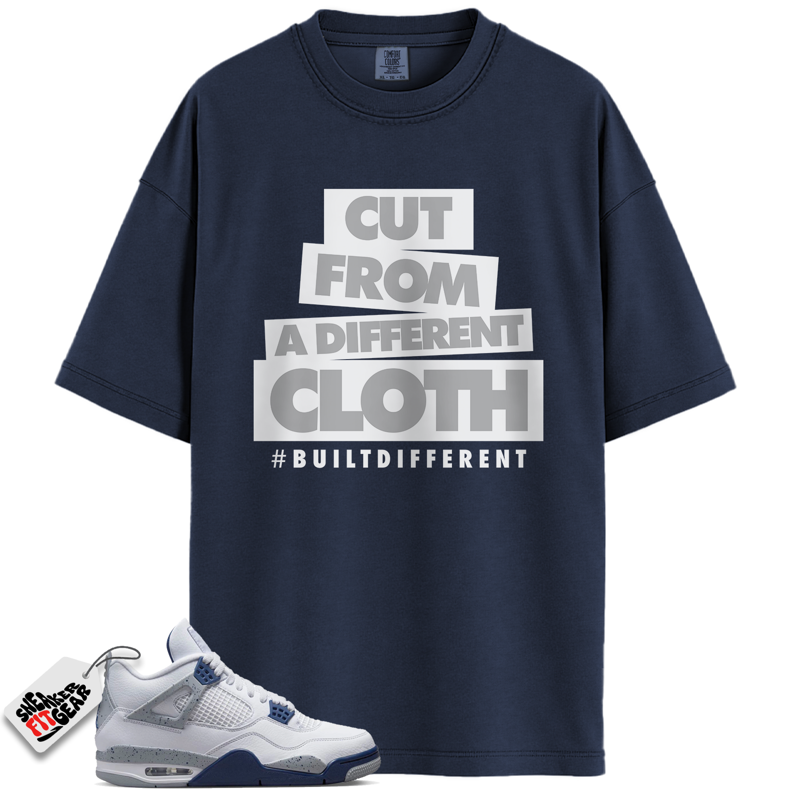 Jordan 4 Retro Midnight Navy Match Shirts, CLOTH T-Shirt To Match Jordan 4 Retro Midnight Navy Main image