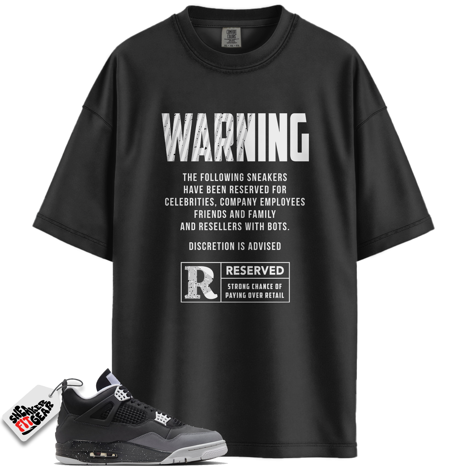 Jordan 4 Retro Fear (2024) Match Shirts, Reserved Midnight Navy Shirt To Match Jordan 4 Retro Fear (2024)
