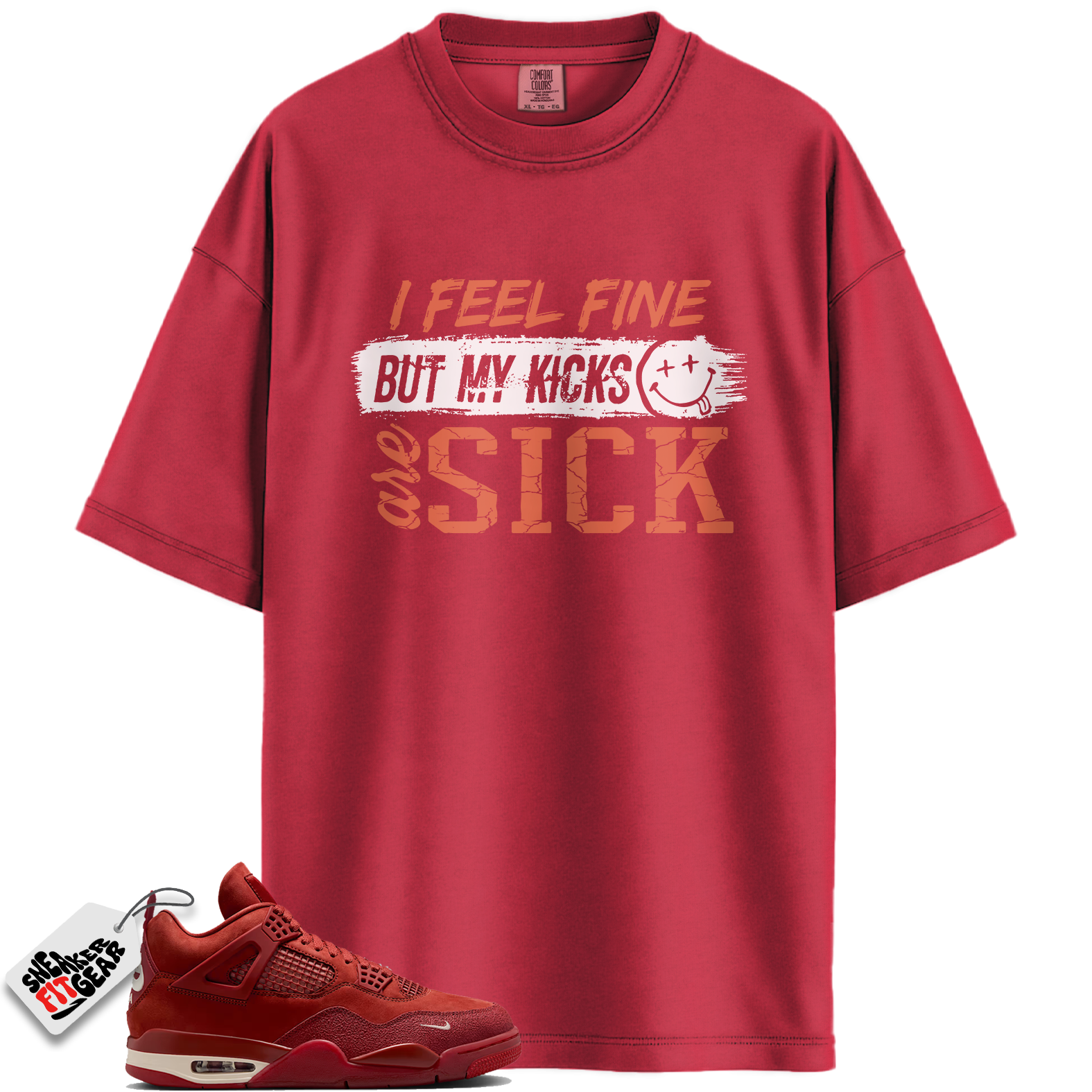 Jordan 4 Retro OG SP Nigel Sylvester Brick by Brick Match Shirts, Sick Kicks Shirt To Match Jordan 4 Retro OG SP Nigel Sylvester Brick by Brick