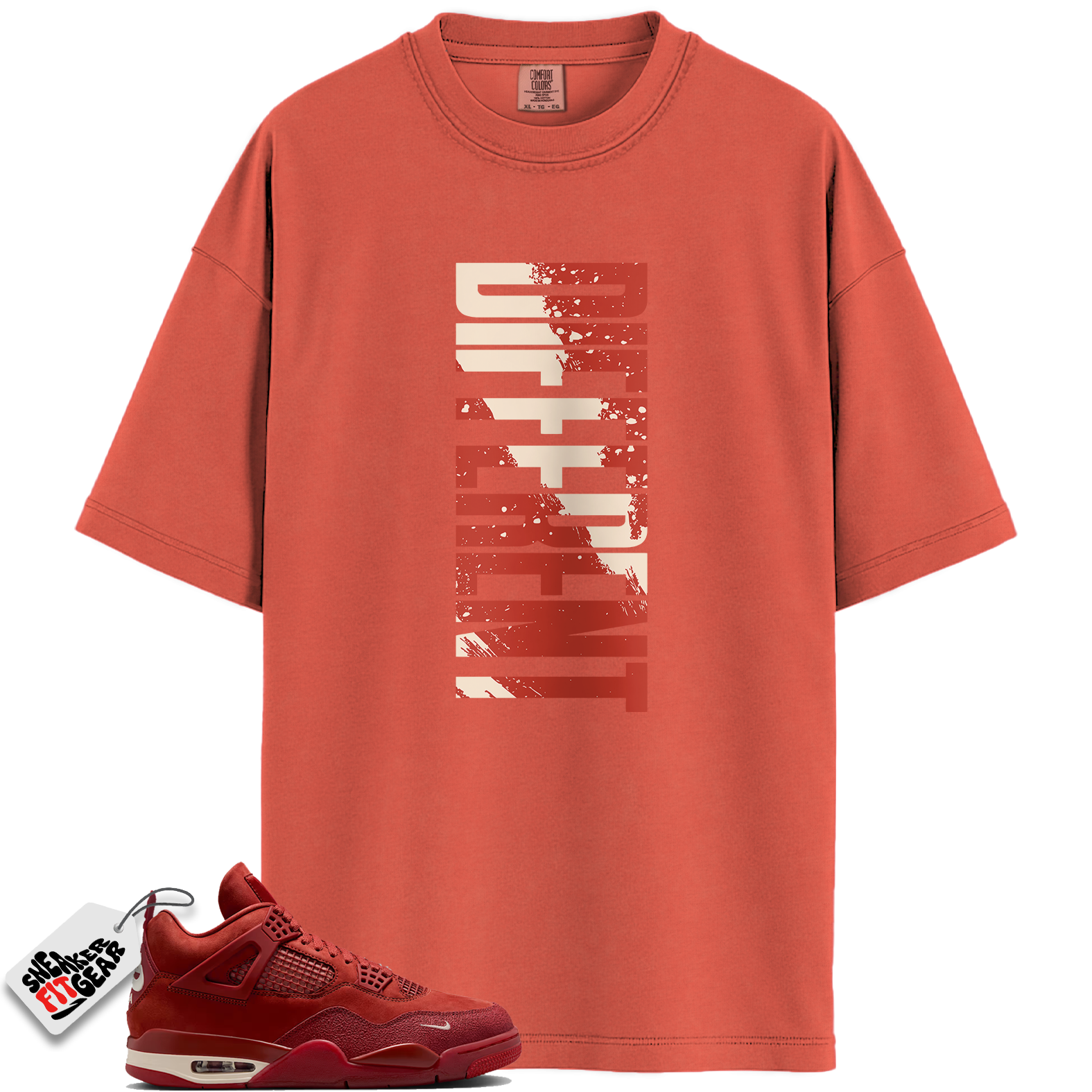 Jordan 4 Retro OG SP Nigel Sylvester Brick by Brick Match Shirts, DFRNT To Match Jordan 4 Retro OG SP Nigel Sylvester Brick by Brick