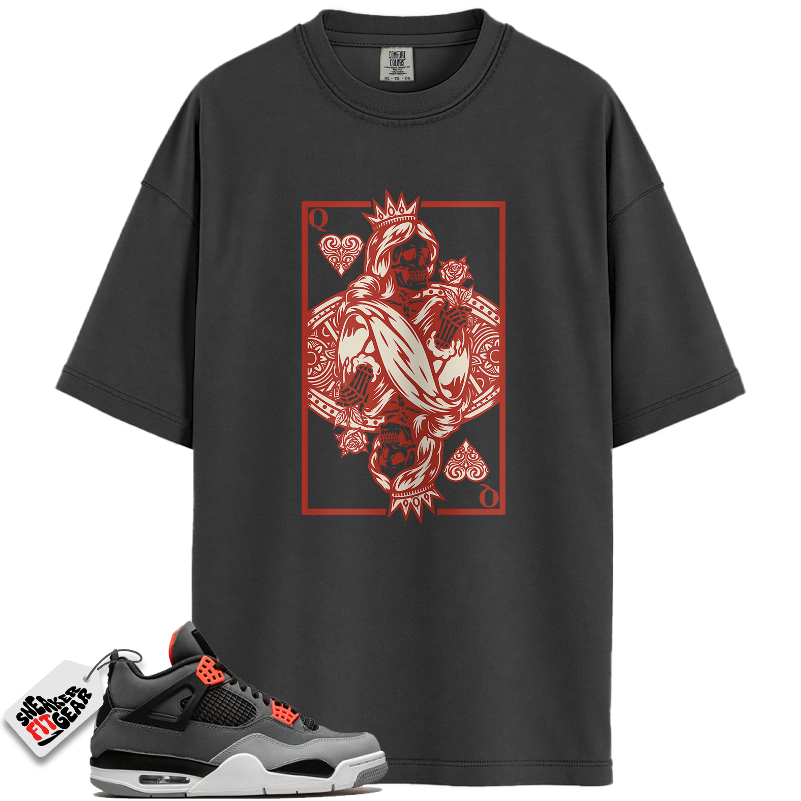 Jordan 4 Retro Infrared Match Shirts, QC To Match Jordan 4 Retro Infrared