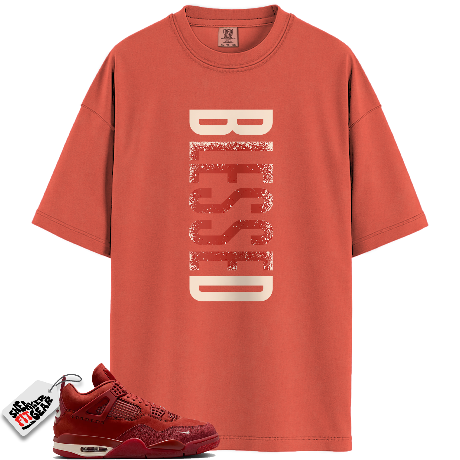 Jordan 4 Retro OG SP Nigel Sylvester Brick by Brick Match Shirts, VERTBLS To Match Jordan 4 Retro OG SP Nigel Sylvester Brick by Brick