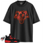 Jordan 4 Red Thunder Black Multi Color Crimson White Match Shirts, Graffiti Dog Unisex Graphic Shirts To Match Jordan 4 Red Thunder Black Multi Color Crimson White
