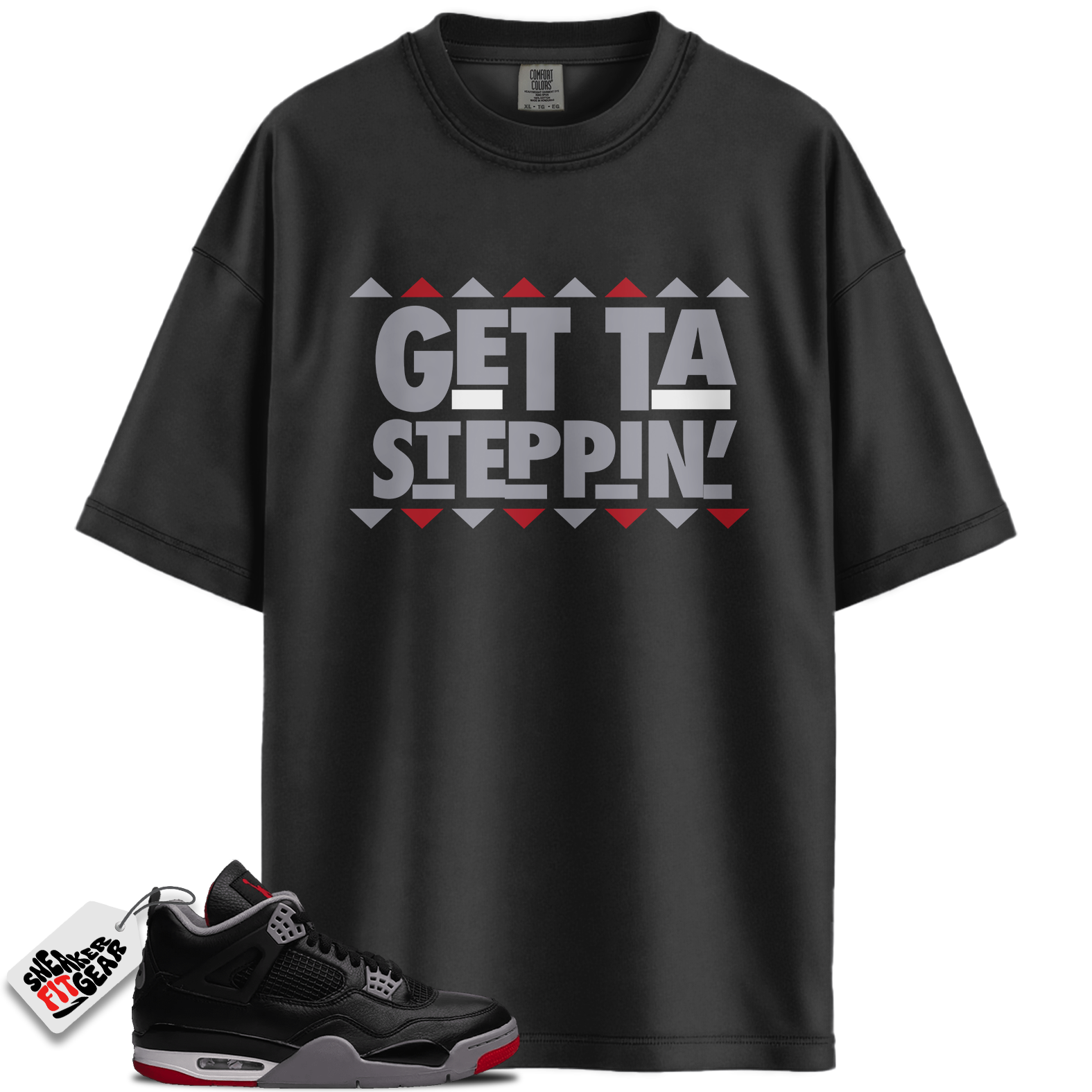 Jordan 4 Retro Bred Reimagined Match Shirts, GET To Match  Jordan 4 Retro Bred Reimagined Main image