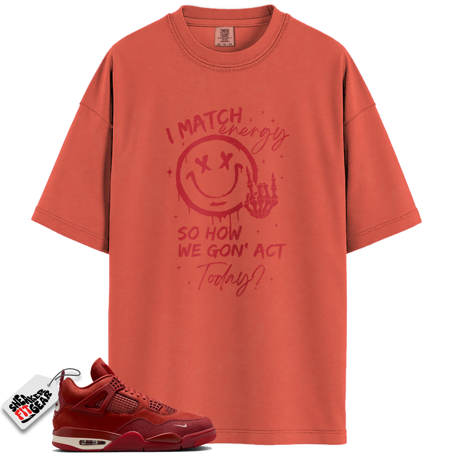 Jordan 4 Retro OG SP Nigel Sylvester Brick by Brick Match Shirts, Match Energy T-shirt To Match Jordan 4 Retro OG SP Nigel Sylvester Brick by Brick