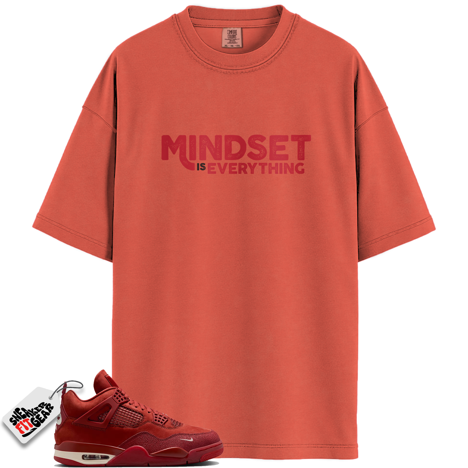 Jordan 4 Retro OG SP Nigel Sylvester Brick by Brick Match Shirts, Mindset T-shirt To Match Jordan 4 Retro OG SP Nigel Sylvester Brick by Brick