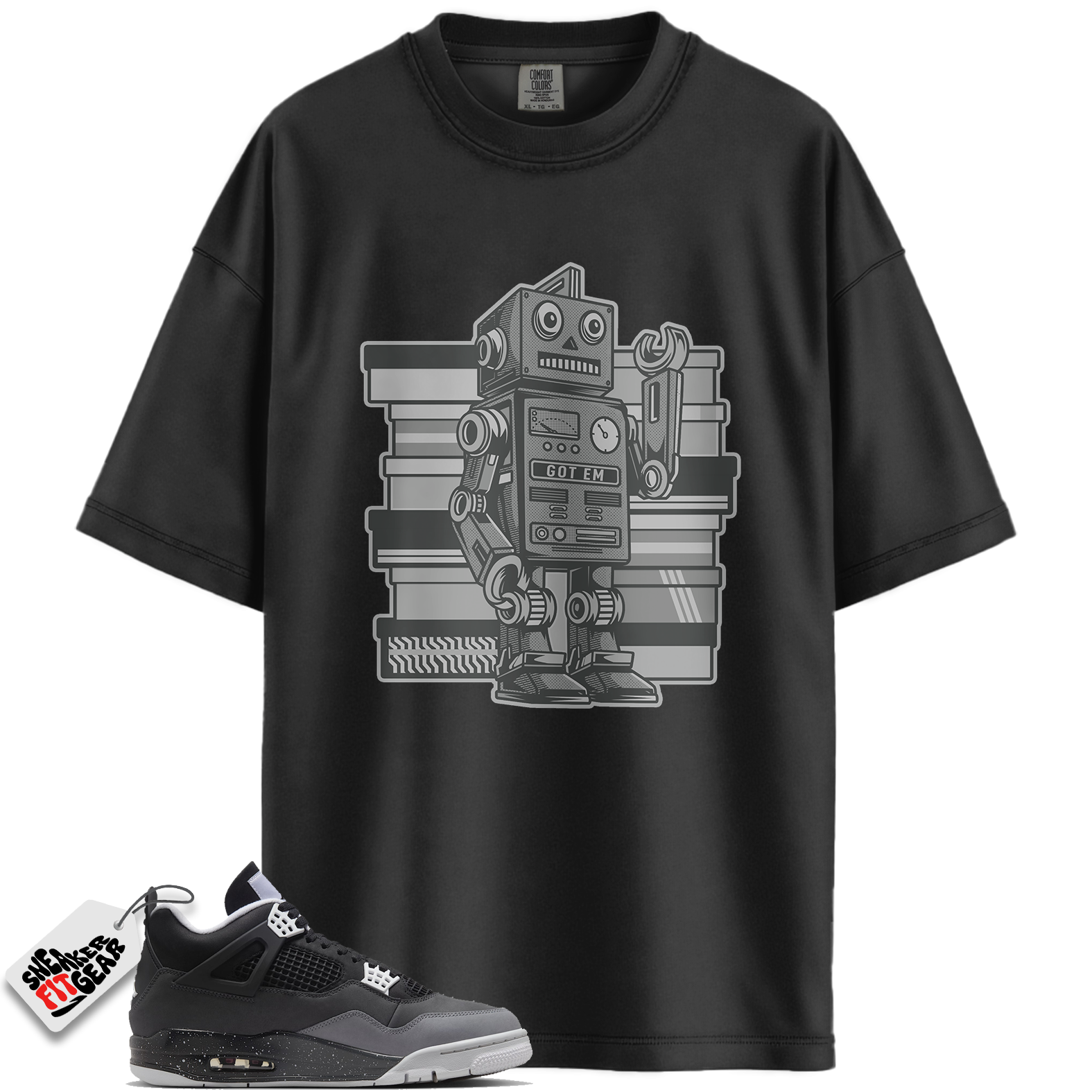 Jordan 4 Retro Fear (2024) Match Shirts, Sneaker Bot Shirt To Match Jordan 4 Retro Fear (2024)