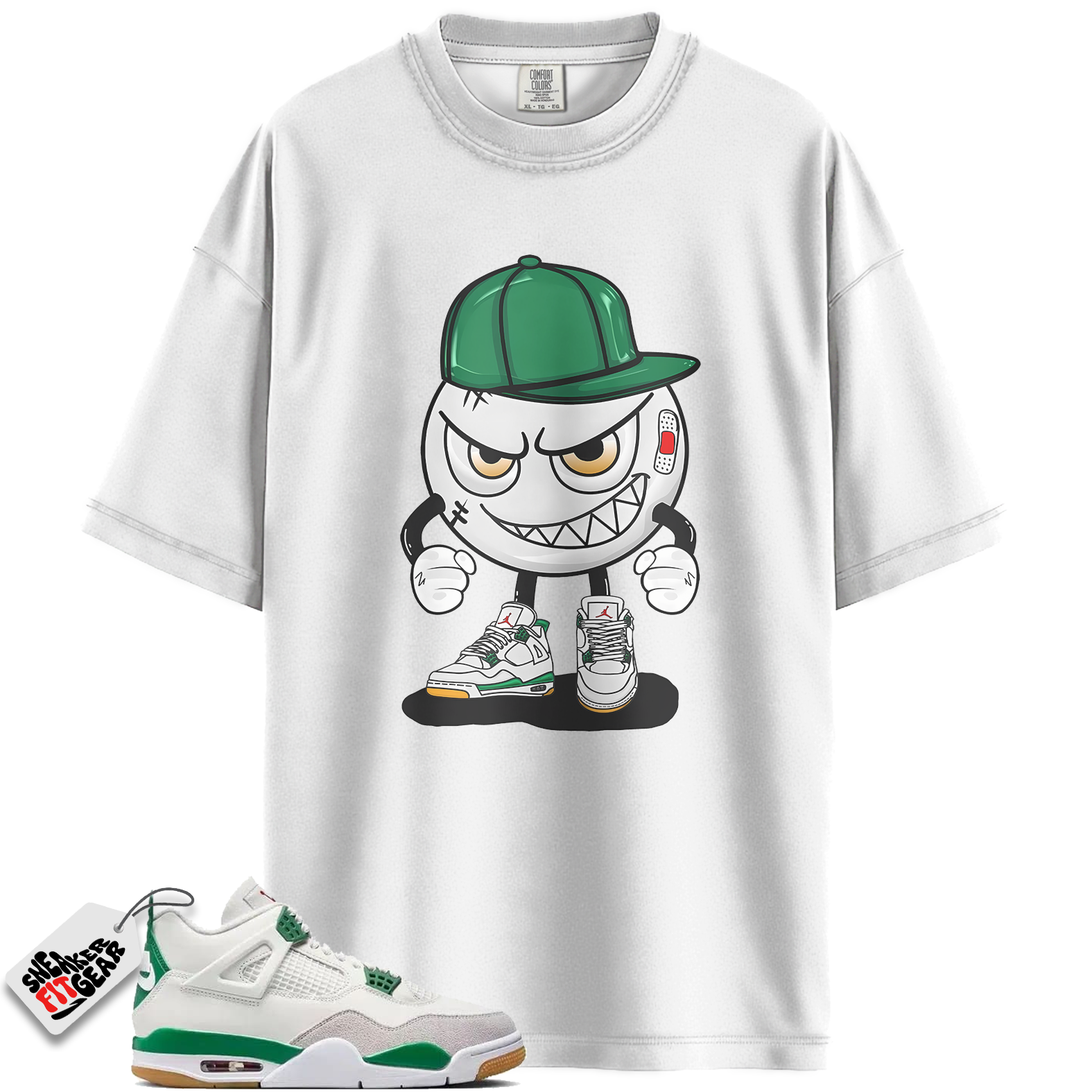 Jordan 4 Retro SB Pine Green Match Shirts, Mischief Sneaker T-Shirt To Match Jordan 4 Retro SB Pine Green Main image