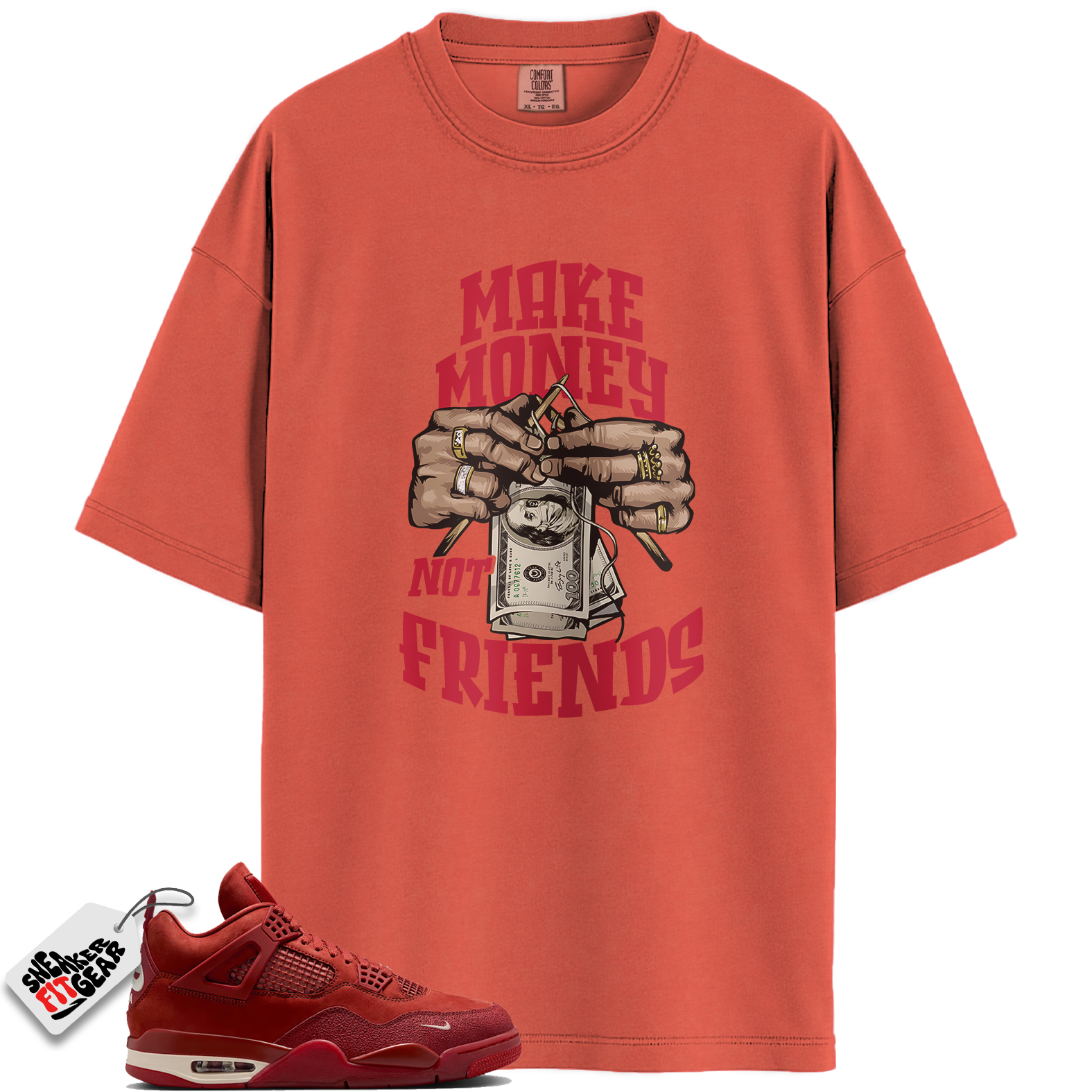 Jordan 4 Retro OG SP Nigel Sylvester Brick by Brick Match Shirts, MM T-Shirt To Match Jordan 4 Retro OG SP Nigel Sylvester Brick by Brick Main image