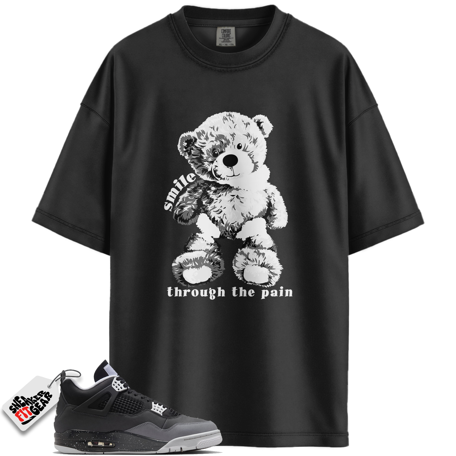 Jordan 4 Retro Fear (2024) Match Shirts, SMILE Shirts To Match Jordan 4 Retro Fear (2024)