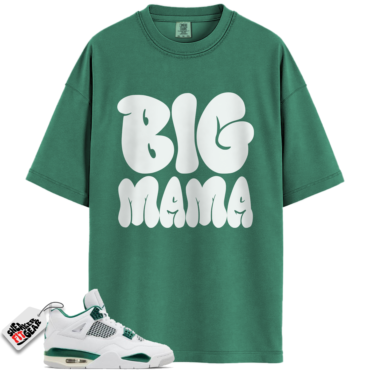 Jordan 4 Retro Oxidized Green Match Shirts, Big Mama Sneaker Shirts To Match Jordan 4 Retro Oxidized Green Main image