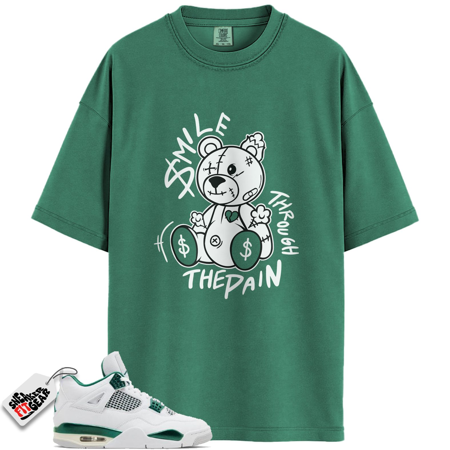 Jordan 4 Retro Oxidized Green Match Shirts, SM2 To Match Jordan 4 Retro Oxidized Green