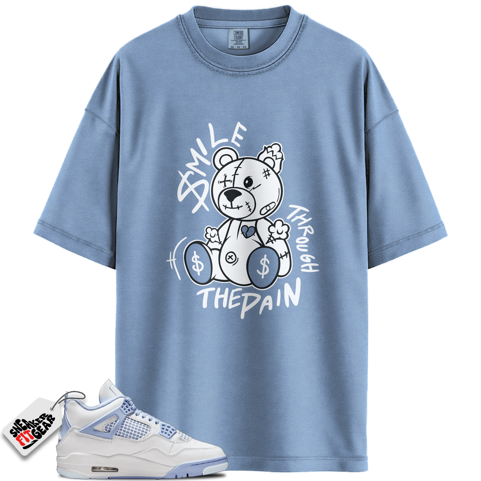Women's Jordan 4 Retro Forget Me Not Match Shirts, SM2 To Match Women's Jordan 4 Retro Forget Me Not