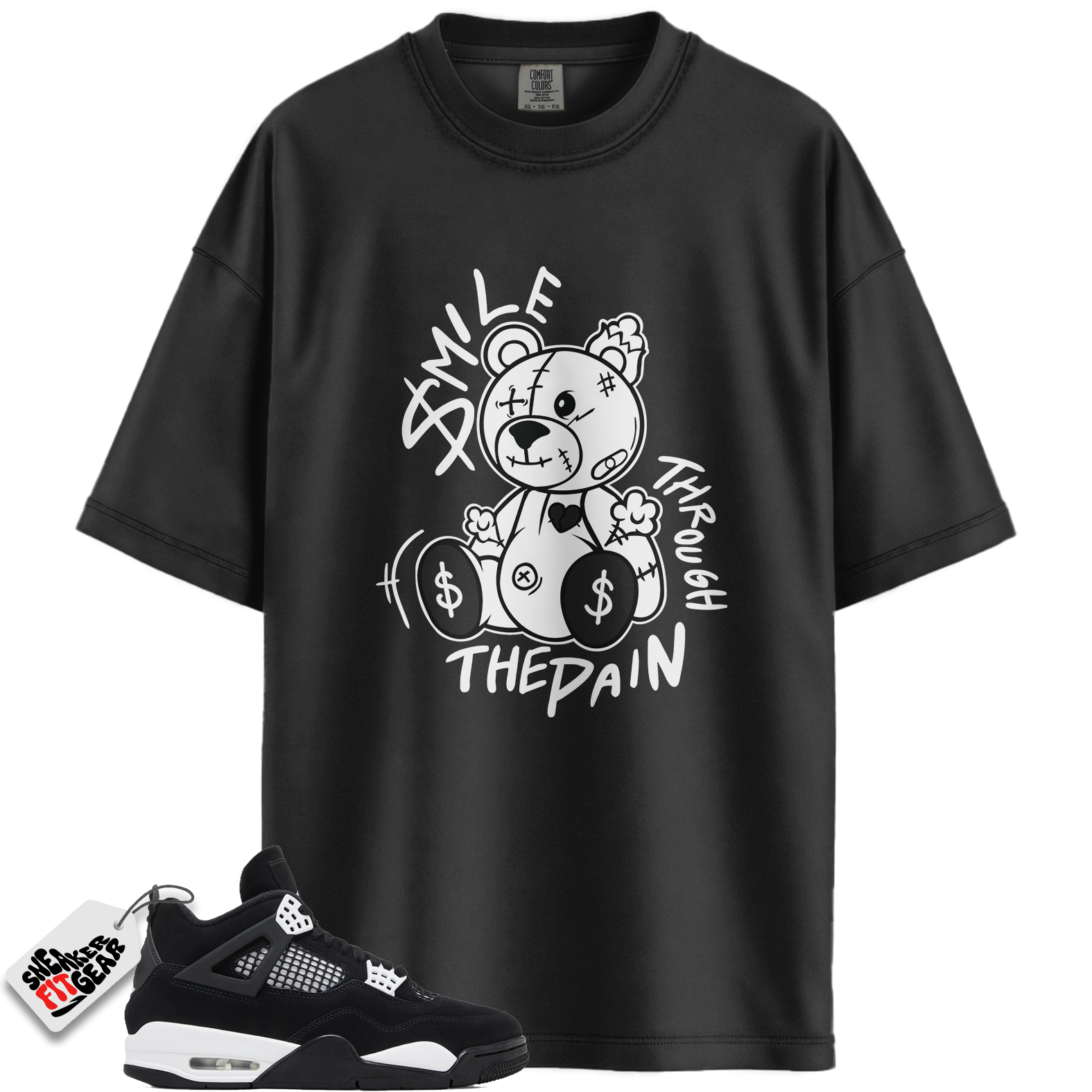 Jordan 4 Retro White Thunder Match Shirts, SM2 To Match Jordan 4 Retro White Thunder
