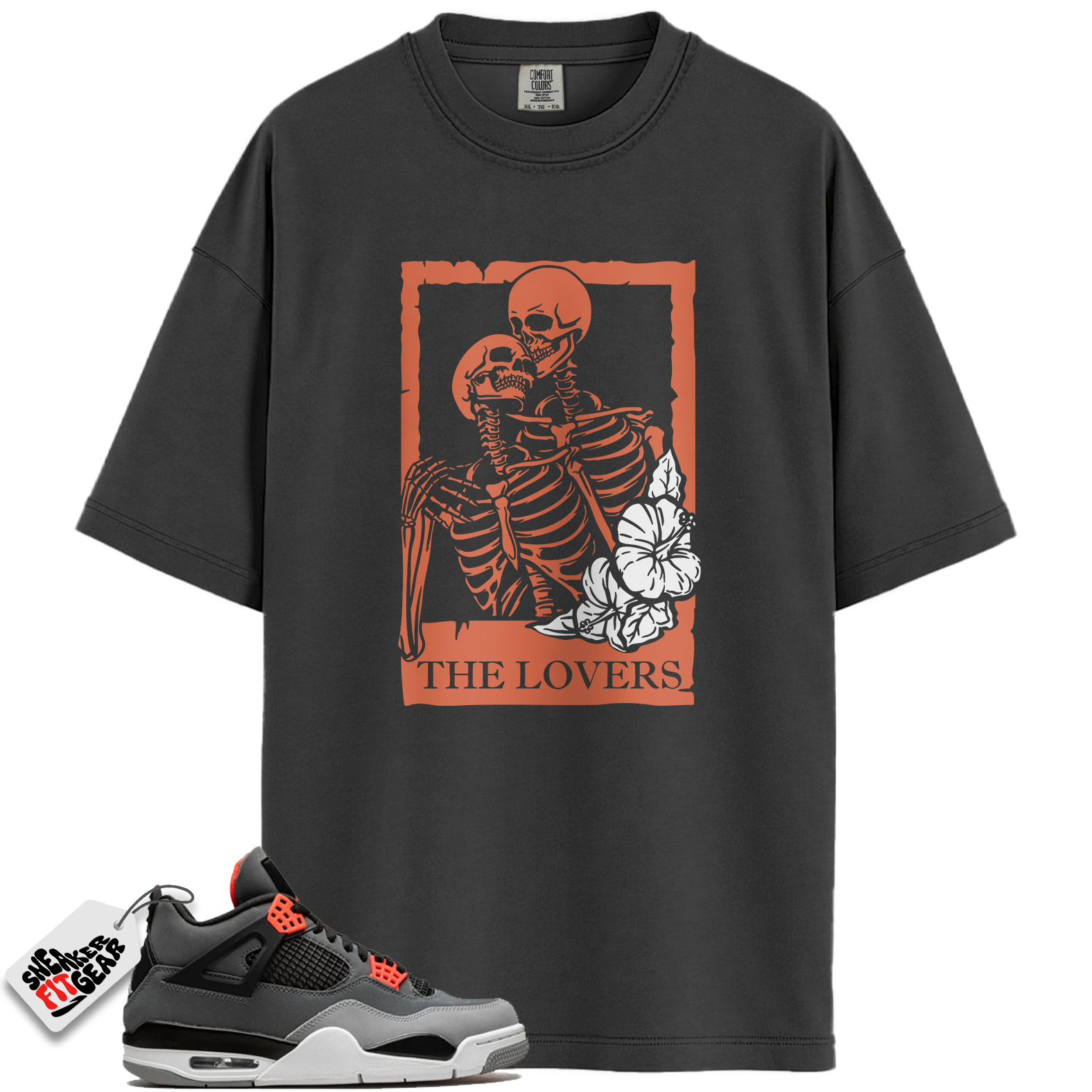 Jordan 4 Retro Infrared Match Shirts, Lovers T-Shirt To Match Jordan 4 Retro Infrared