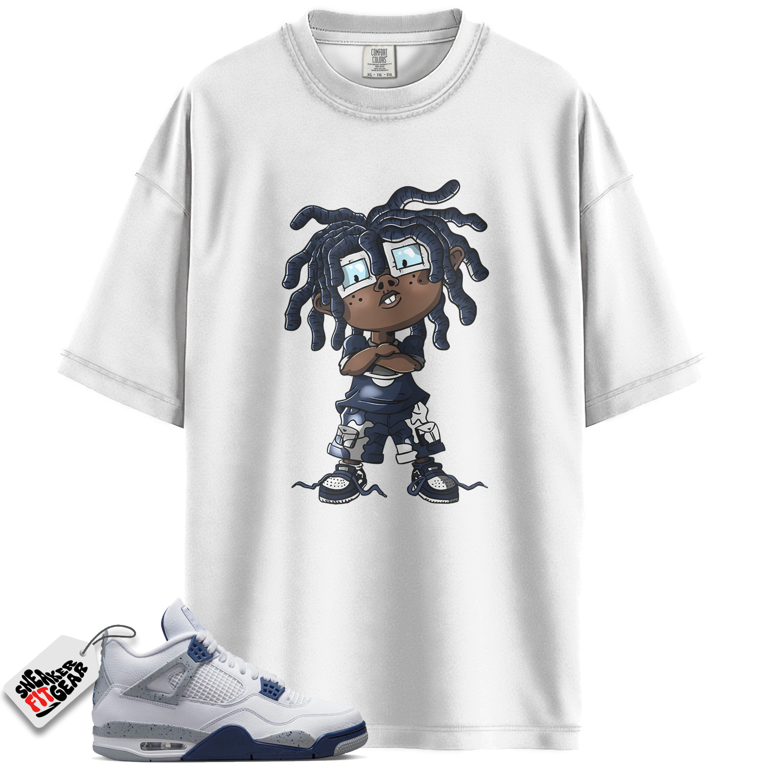 Jordan 4 Retro Midnight Navy Match Shirts, CHONGO To Match Jordan 4 Retro Midnight Navy Main image