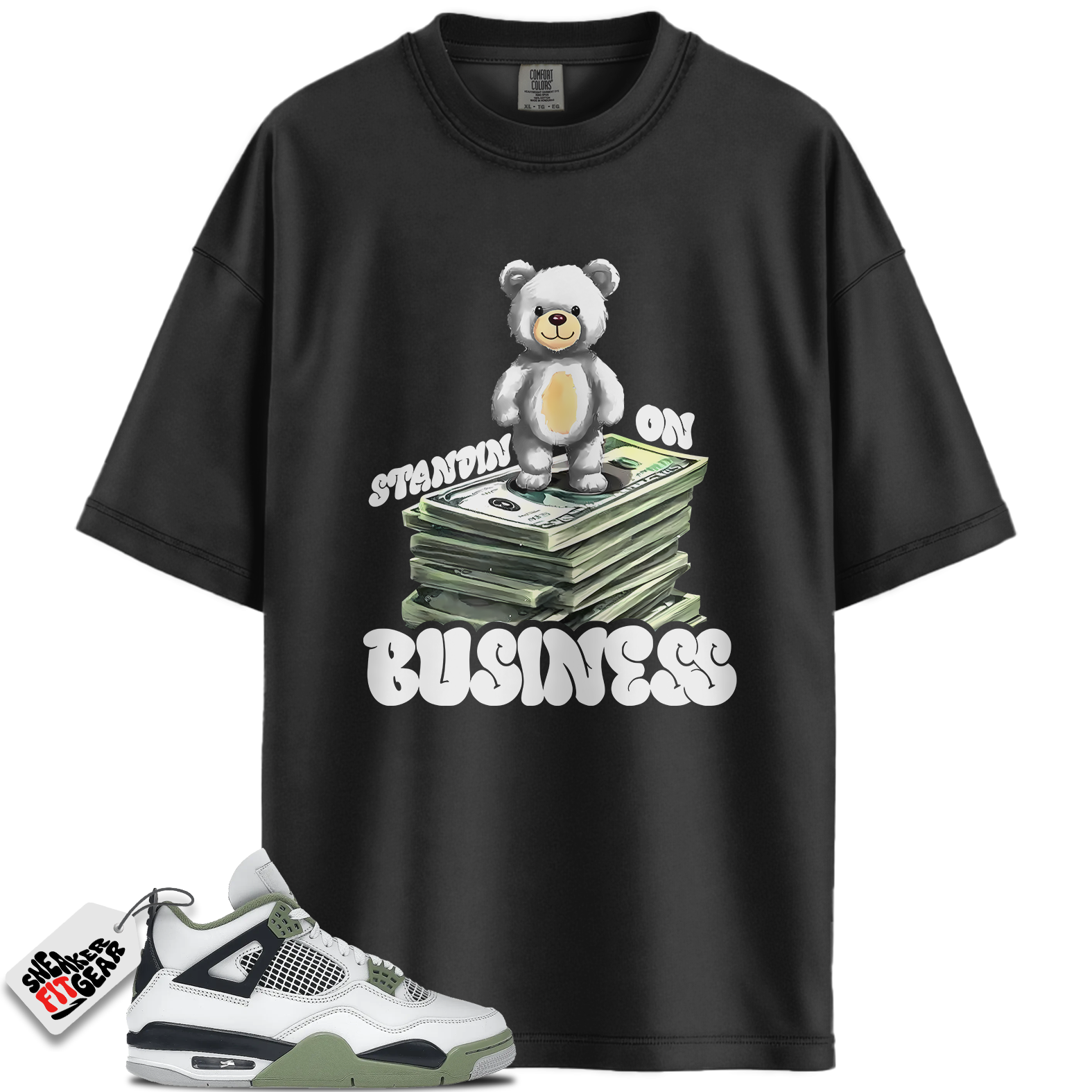 Women's Jordan 4 Retro Oil Green Seafoam Match Shirts, SB2 To Match Women's Jordan 4 Retro Oil Green Seafoam