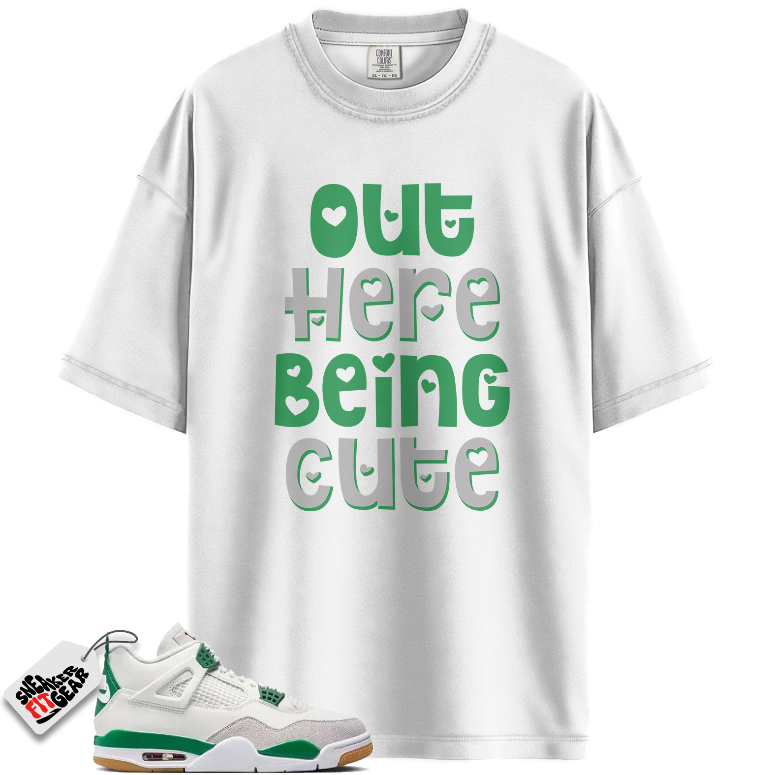 Jordan 4 Retro SB Pine Green Match Shirts, CUTE Shirt To Match Jordan 4 Retro SB Pine Green
