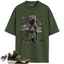 Jordan 4 Retro SE Craft Medium Olive Match Shirts, Father Like Son Sneaker Tees To Match Jordan 4 Retro SE Craft Medium Olive