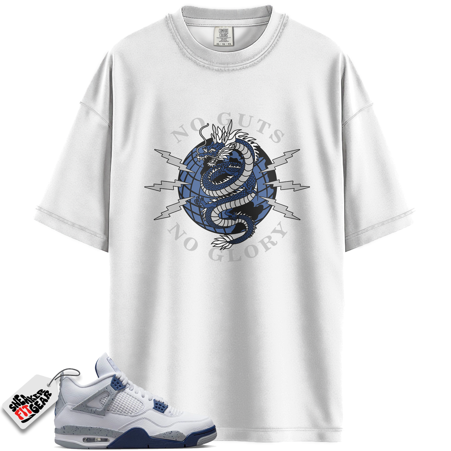 Jordan 4 Retro Midnight Navy Match Shirts, No Guts Shirt To Match Jordan 4 Retro Midnight Navy