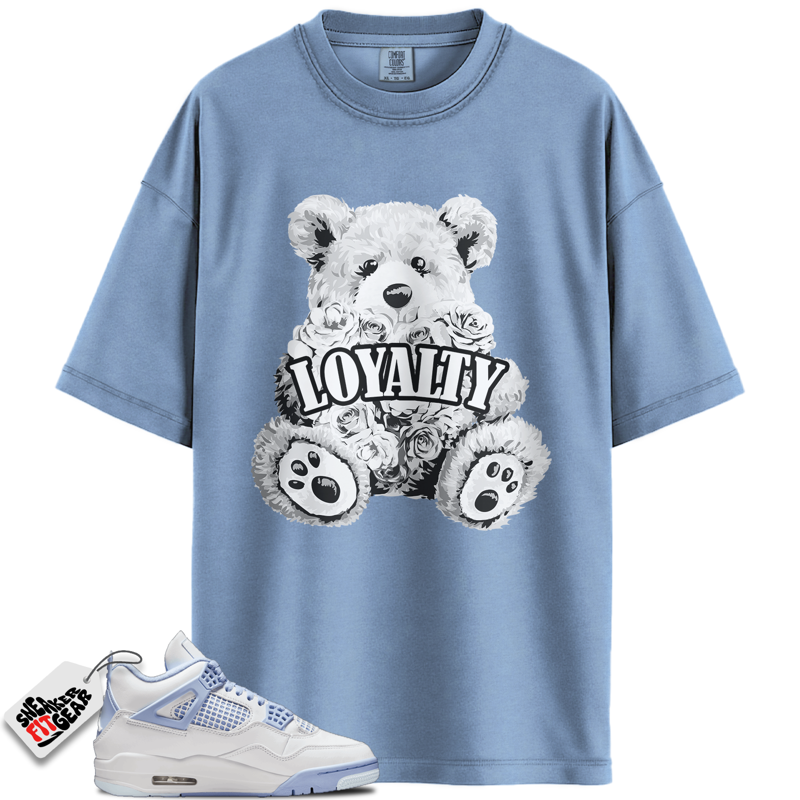 Women's Jordan 4 Retro Forget Me Not Match Shirts, Loyalty To Match Women's Jordan 4 Retro Forget Me Not Main image