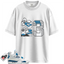 Jordan 4 Retro Military Blue Match Shirts, The 23 (Blue) White Match Tees To Match Jordan 4 Retro Military Blue