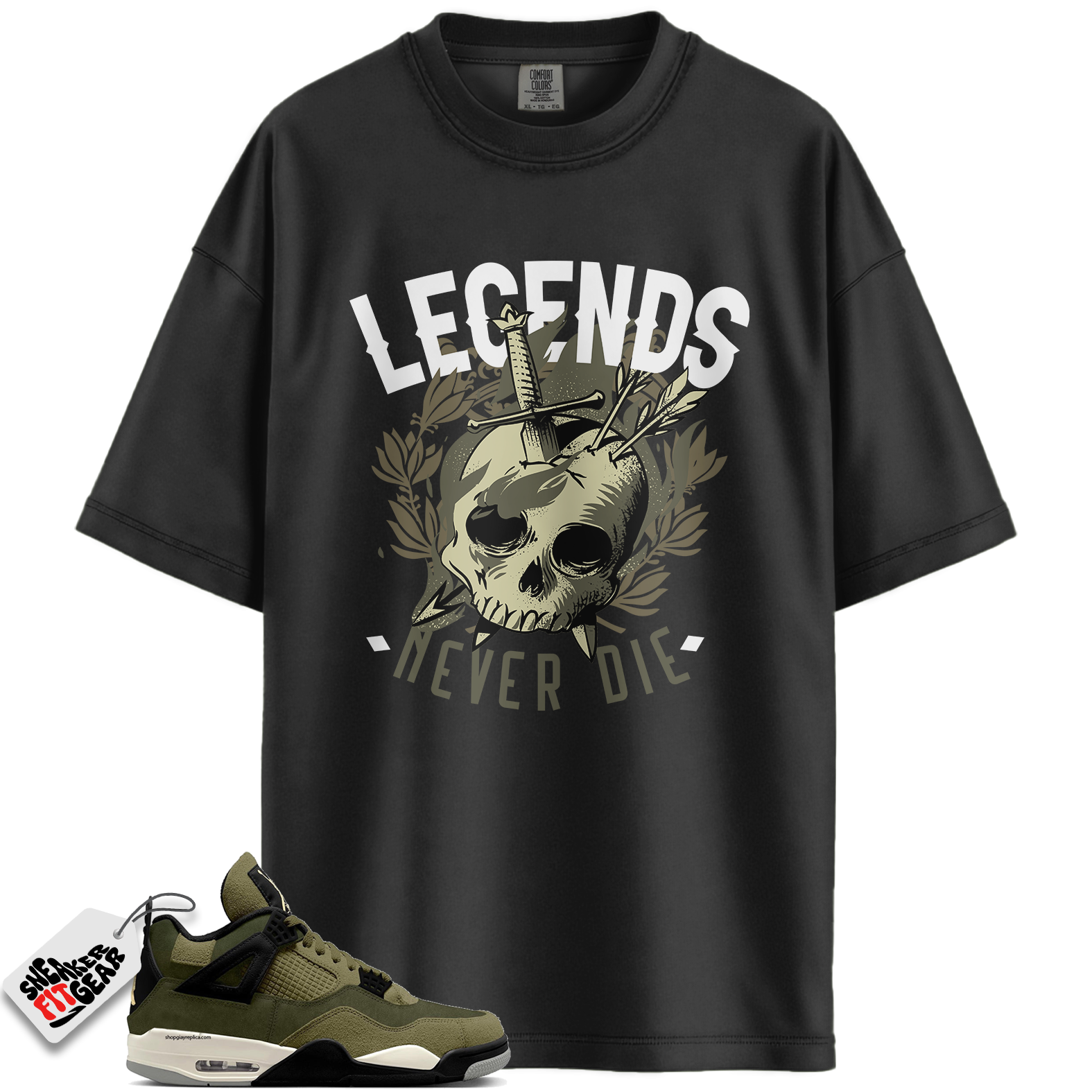 Jordan 4 Retro SE Craft Medium Olive Match Shirts, Legendary Shirt To Match Jordan 4 Retro SE Craft Medium Olive