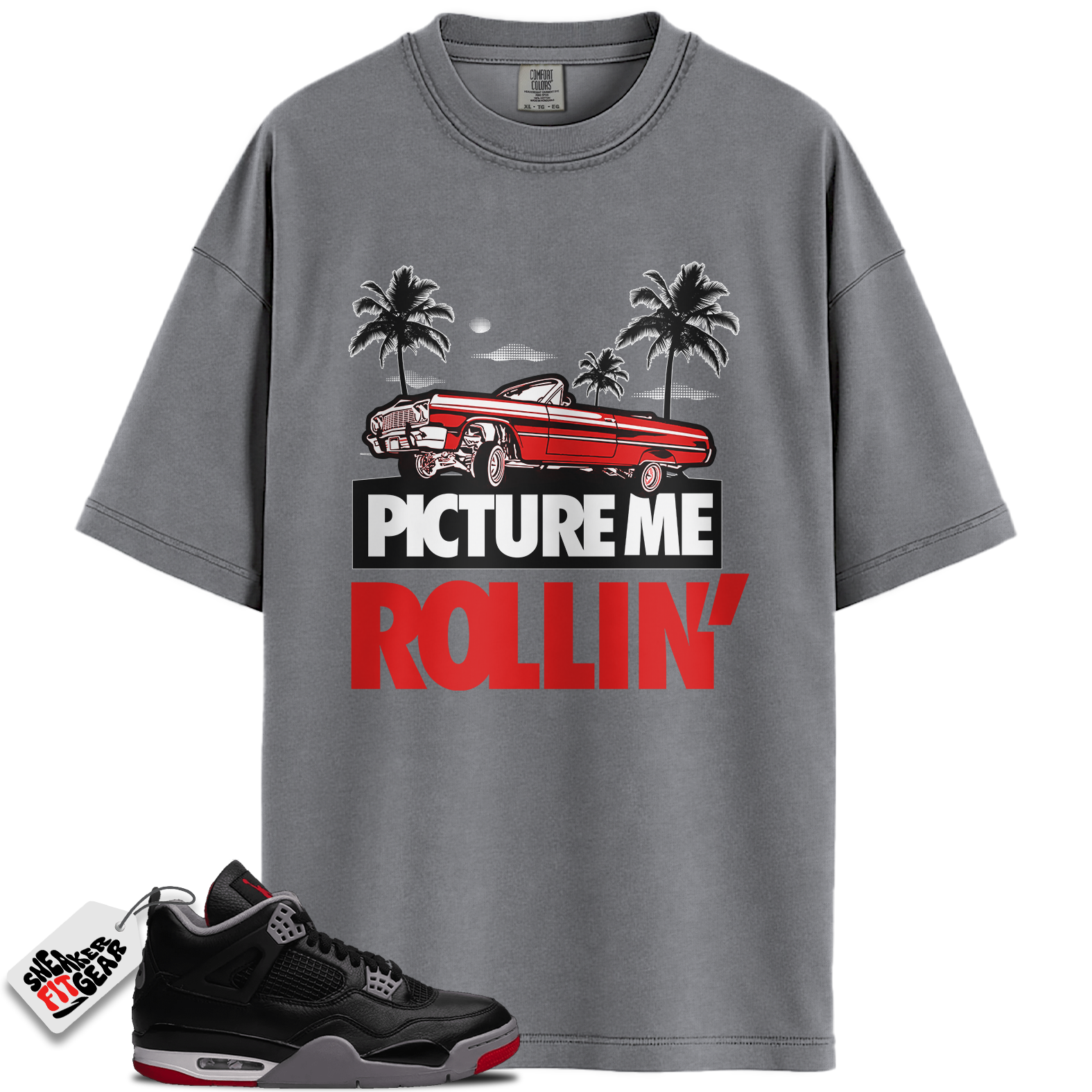 Jordan 4 Retro Bred Reimagined Match Shirts, PictureMe To Match Jordan 4 Retro Bred Reimagined Main image