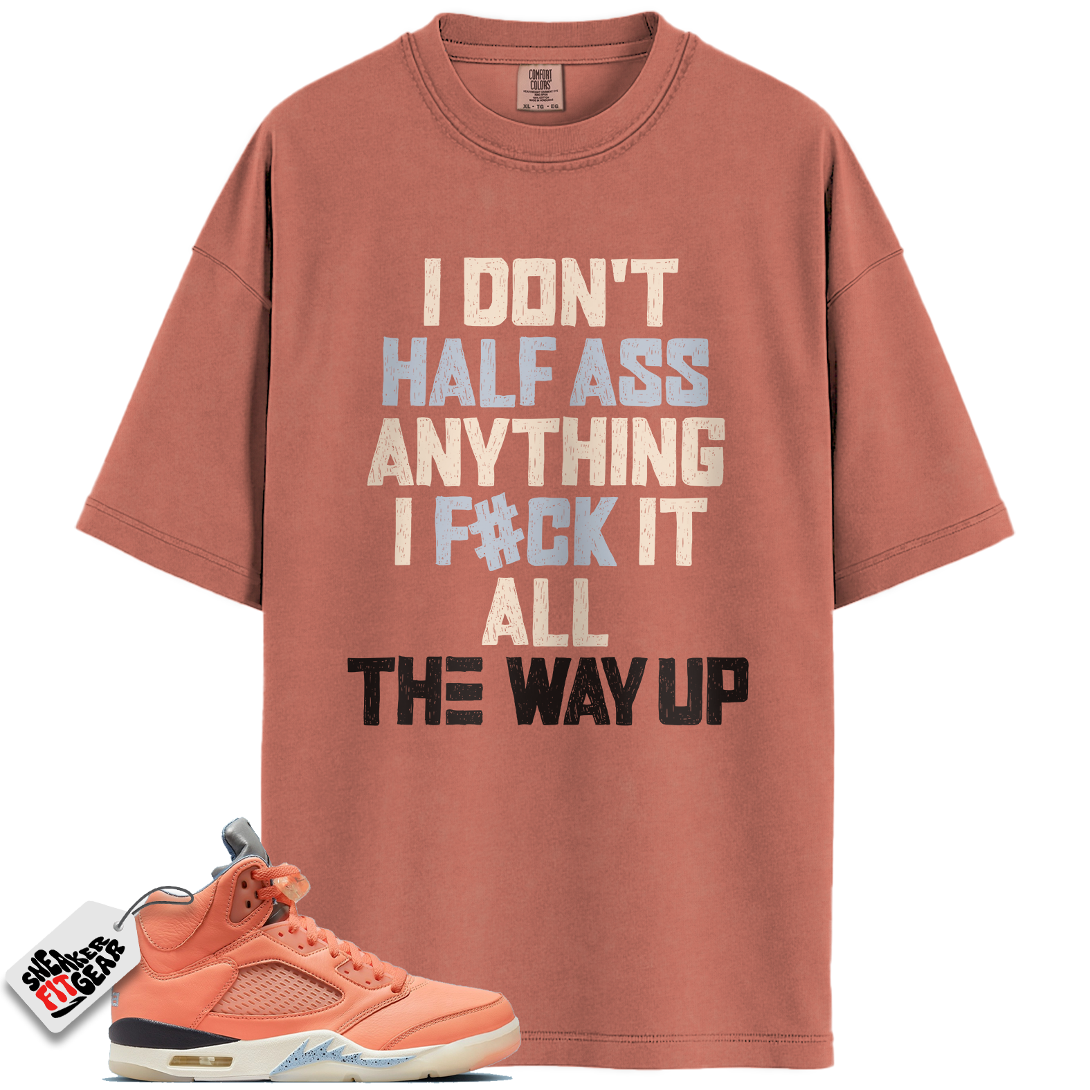 Jordan 5 Retro DJ Khaled We The Best Crimson Bliss Match Shirts, HALF Shirts To Match Jordan 5 Retro DJ Khaled We The Best Crimson Bliss